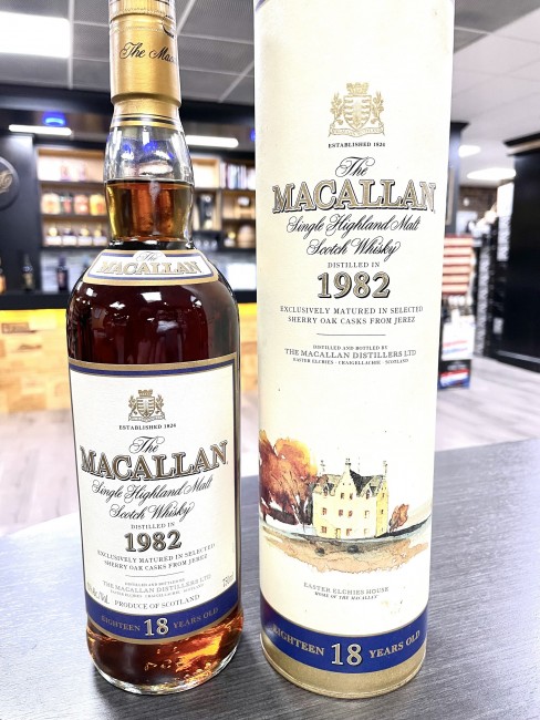 The Macallan 18 Year Old Sherry Oak Single Malt Scotch Whisky, Speyside -  Highlands, Scotland